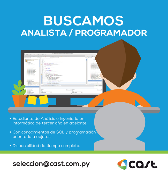 Oferta laboral para Analista-Desarrollador Oferta laboral para Analista-Desarrollador