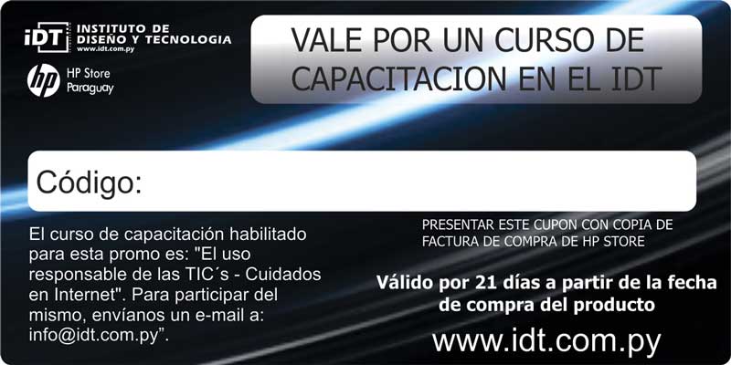 Uso responsable de las TICs - Cuidados en Internet con HP Store y el IDT Uso responsable de las TICs - Cuidados en Internet con HP Store y el IDT