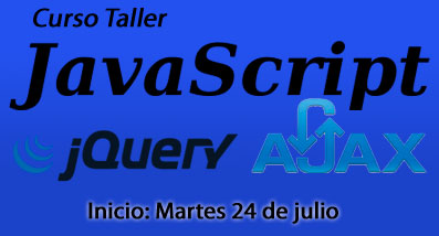 Informate un poco más sobre nuestro próximo curso de JAVASCRIPT, JQUERY Y AYAX