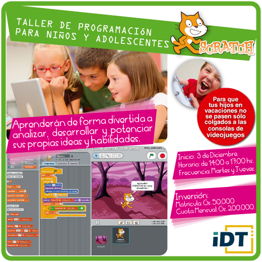 Curso de Programación para niños y adolescentes: SCRATCH Curso de Programación para niños y adolescentes: SCRATCH