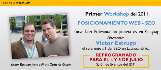 Taller de POSICIONAMIENTO WEB – SEO en Paraguay 